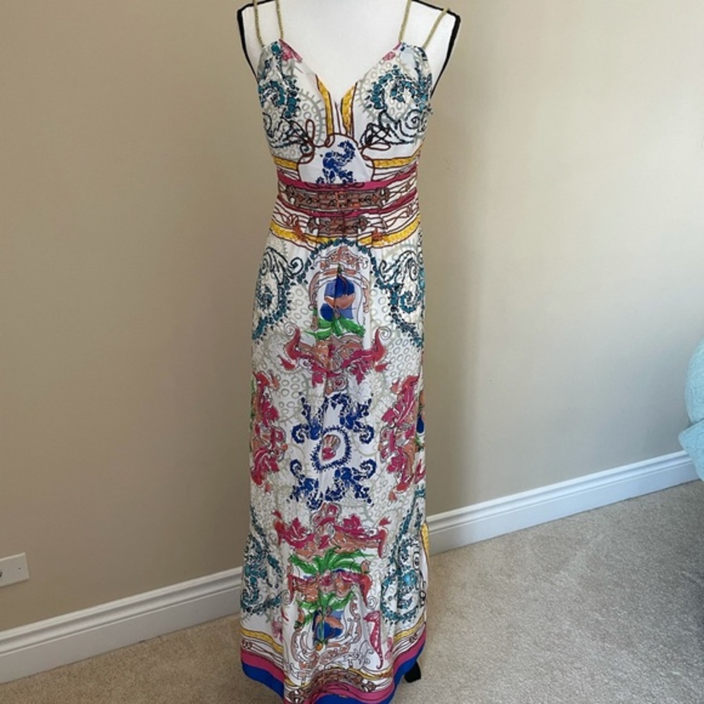 Y2K patterned Kenzo Maxi Dress